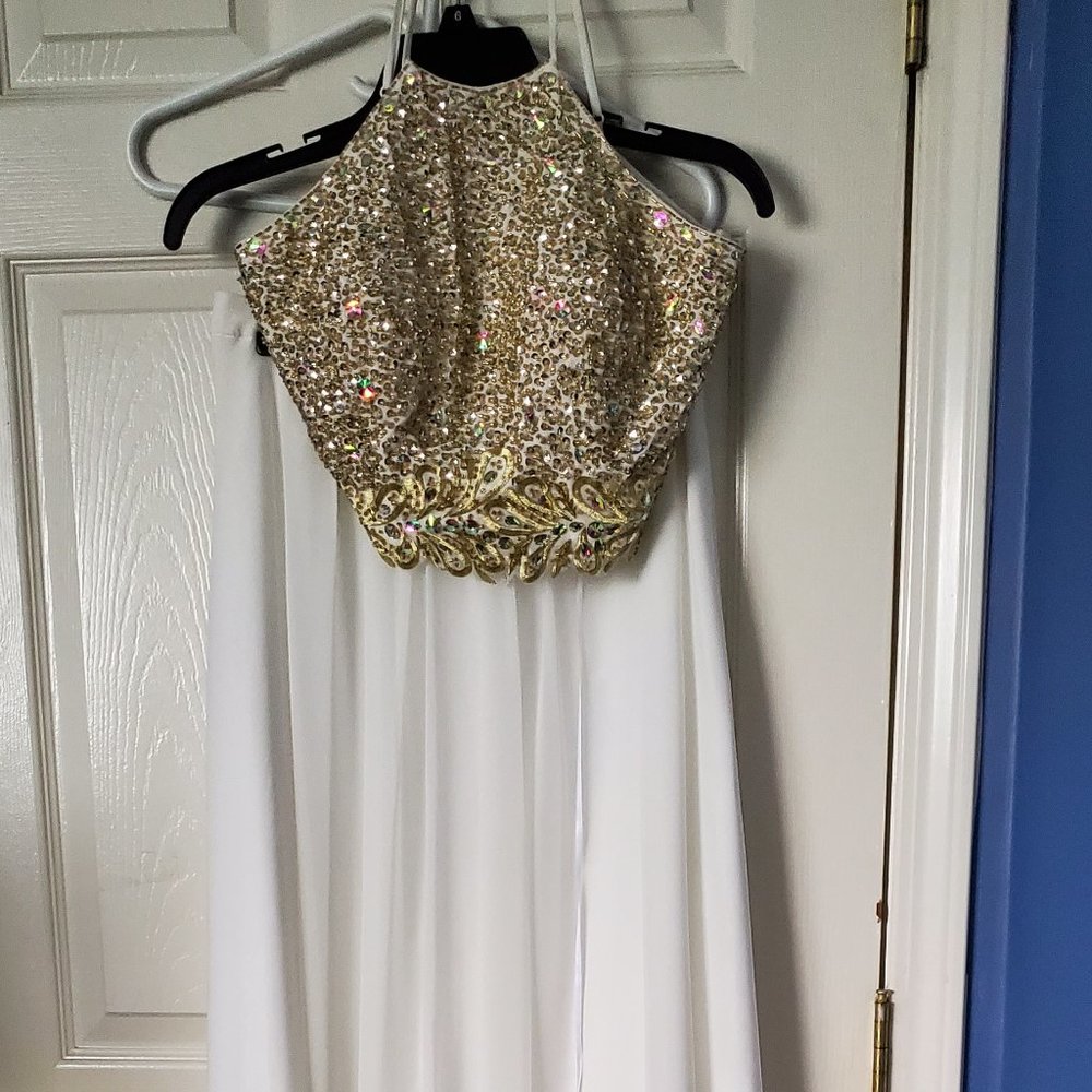 Prom two piece gown or evening dress